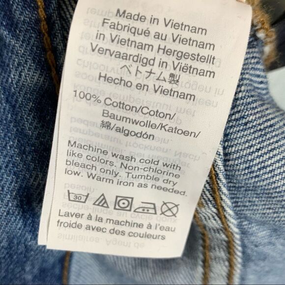 Madewell rigid denim mini skirt a-line - Picture 9 of 9